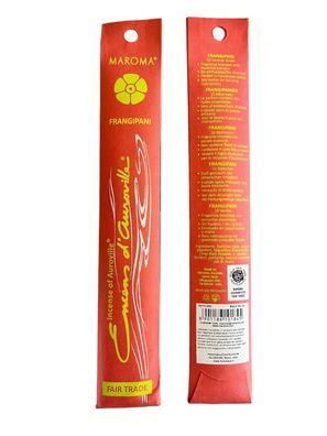 Maroma natürliche Räucherstäbchen Bambusholz, Lotus Rose Frangipani Jasmin Amber