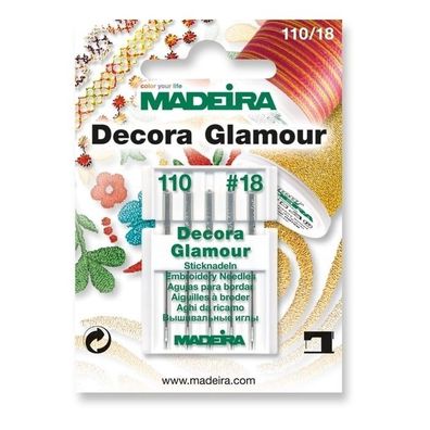 Madeira 9453 Glamour Decora Maschinennadeln, Nähmaschinennadeln 110 #18
