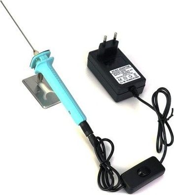 QWORK Styroporschneider,10 cm elektrischer Schaumstoffschneider,100-240 V / 15 W