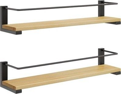 OROPY 2er Pack Gewürzregale Wandmontage für Küche, Gewürzhalter Organizer 40x9cm