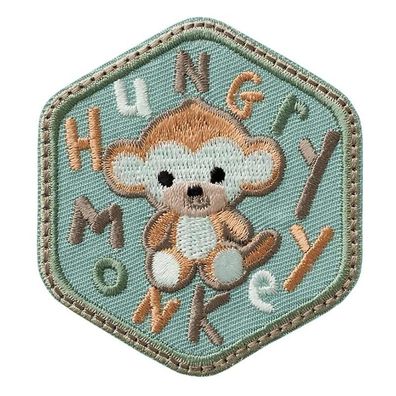 Mono-Quick 10104 Hungry Monkey Applikation, Bügelbild, Patch, Aufnäher