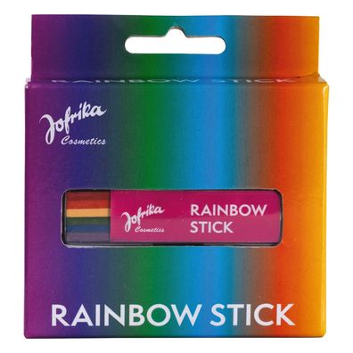 Jofrika Cosmetics 707106 - Rainbow Make-up Stick Leuchtende Regenbogenfarben