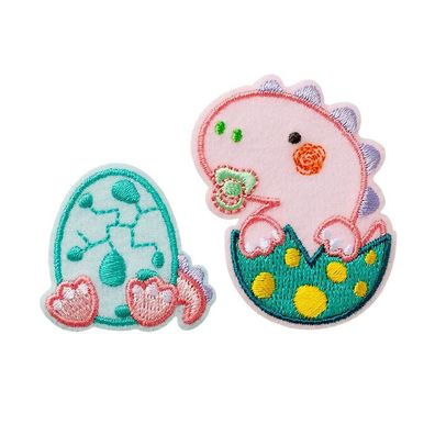 Mono Quick 1602x Dino Set 2er Set Applikation, Bügelbild, Patch, Süße Baby Dinos