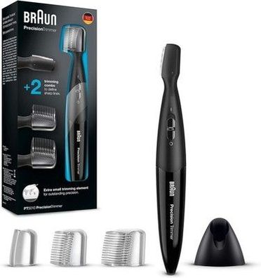 Braun Barttrimmer Herren, 2 Trimmaufsätze für ein flexibles, präzises Trimmen