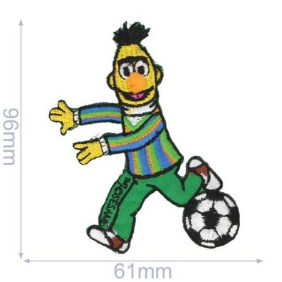 HKM Sesamstrasse Bügelbild, Patch, Ernie & Bert Applikation