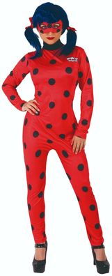 Rubies 3300258 - Miraculous Ladybug - Adult Kostüm, Gr. S, , - Marienkäfer