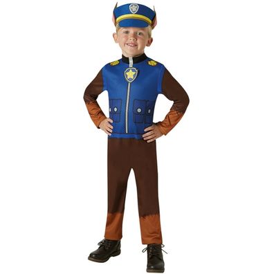 Rubies 3630718 - Chase Paw Patrol Classic, Kinder Kostüm, Gr. T-M 98 - 104