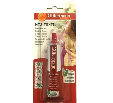 Gütermann 639820 HT2 TEXTIL Kleber Textilkleber Klebstoff 30g lösungsmittelfrei