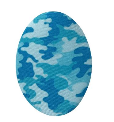 Mono Quick 2er Camouflage Flicken Bunt, Applikation, Bügelbild, Patch, Oval