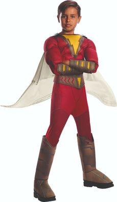 Rubies 3700706 - Shazam Deluxe - Child - Gr. S, , ca. 3-8 Jahre, Superheld
