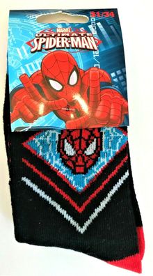 Spider-Man, Kinder Socken, Strümpfe - Gr. 23/26 27/30 31/34, Marvel Avengers