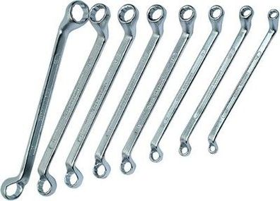 Brüder Mannesmann Ringschlüssel-Satz, 6-22 mm, Chrom-Vanadium, 8-tlg, Werkzeug