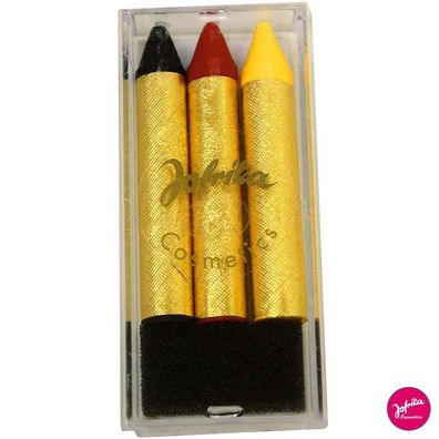 Jofrika Deutschland Fan Schminke, Stifte, Nail Sticker, Marker, Tattoos - WM EM