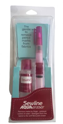 Sewline FAB50024 Aqua Eraser Set, Stift + 15ml Liquid - Radierer auf Wasserbasis