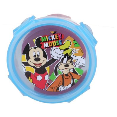 Mickey oder Minnie Mouse Brotdose 270 ml, Runder Behälter, Frischhaltedose
