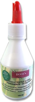 Bohin 90797 Textil - Kleber, Textilkleber, Wasserbasis, lösungsmittelfrei 100ml