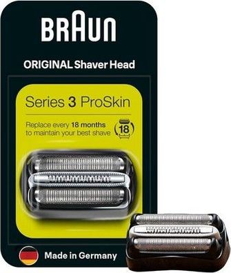 Braun Series 3 ProSkin Scherkopf, Elektrorasierer Ersatzscherteil für Rasierer
