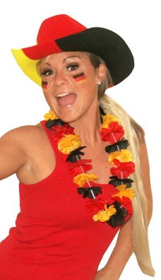 Rubies 6251457 - Hawaiikette Deutschland * WM EM * Fußball * Fan Zubehör