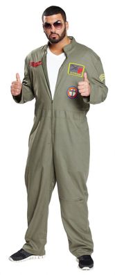 PxP 14622 - Kampfpilot Kostüm Gr. 48 - 58 Flieger Overall