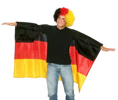 PxP 6190417 - Poncho Germany - WM EM Deutschland Fan Zubehör, Fahne, Flagge