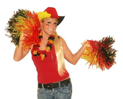 Rubies 6180713 - Pom Pom Deutschland * WM EM * Fußball * Fan Zubehör
