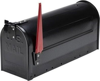 Burg Wächter 891 S Briefkasten US-Box, Schwarz, (B x H x T) 220 x 480 x 170 mm
