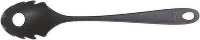 Fiskars Pastalöffel, Länge: 28,5cm, Essential, Kunststoff, Schwarz, Nudel-Löffel