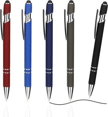 ENLACE Kugelschreiber Hochwertig Ergonomische Kugelschreiber 5 Stück, Rutschfest