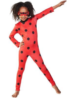 Rubies 300134 Miraculous Ladybug Classic - Gr. XS-XL, Kinder Kostüm oder Perücke