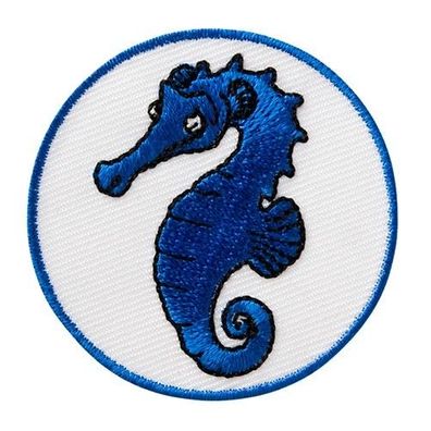 Mono-Quick 04510 Seepferdchen Applikation, Bügelbild, Patch, Aufnäher, Maritim