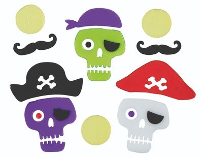 Mottoland Selbsthaftende Halloween Tür - und Fenster Gelsticker Set Geisterstadt