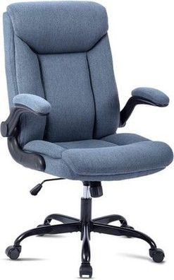 MZLEE Ergonomischer Bürostuhl Computerstuhl Schreibtischstuhl Drehbarer (blau)