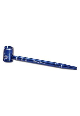 Screen Queen 16cm ROYAL + FILTER Aktivkohle Sieblose Pfeife Black Leaf BLAU pur
