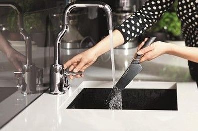 Fiskars Kochmesser, Modernes Design, Gesamtlänge: 31 cm - 1003094, Schwarz