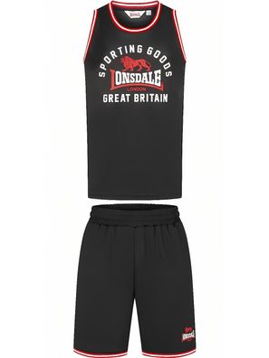 Lonsdale Pewsey Singlet &amp; Shorts Set Normale Passform