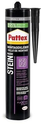 Pattex Montage Stein, starker Montagekleber für Stein Naturstein 420g Kartusche