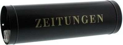Burg-Wächter Zeitungsrolle mit Seitendeckel, Briefkastenergänzung, 800 S Schwarz