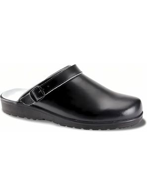 Sanita Herren Arbeit Pantolette Slipper Black