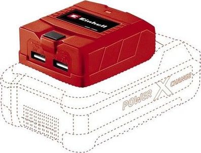 Einhell USB-Akku-Adapter TC-CP 18 Li USB-Solo Power X-Change (für 18V PXC Akkus)