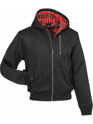Brandit Herren Jacke Lord Canterbury Hooded Winter Jacket Black