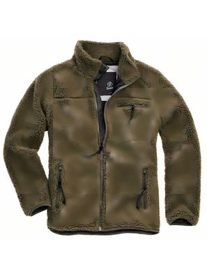 Brandit Jacke Teddyfleece Jacket in Olive