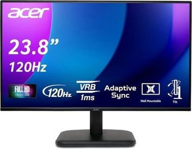 Acer EK241Y G Monitor 23,8 Zoll (60 cm Bildschirm) Full HD, IPS, 120Hz HDMI