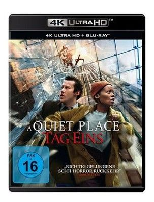 A Quiet Place: Tag Eins (4K Ultra HD) + (Blu-ray) - Horror, Thriller & Krimi
