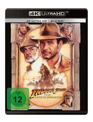 Indiana Jones und der letzte Kreuzzug [4K Ultra HD] + [Blu-ray] Action Abenteuer