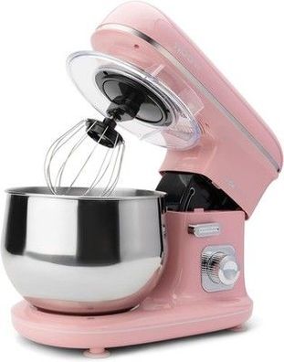 Clatronic Retro Küchenmaschine zum backen | Knetmaschine 5L mit 1100W Motor