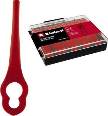 Original Einhell Ersatzmesser-Box (Zubehör für Akku-Rasentrimmer 50 Stück, + Box)