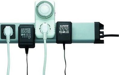 Kopp 226920014 Powerversal Steckdosen-Leiste, 8-fach, IP 20, Grau, Schwarz 1,4m