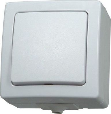 Kopp Nautic Universalschalter (Aus-Wechsel-Schalter) Aufputz, Lichtschalter IP44