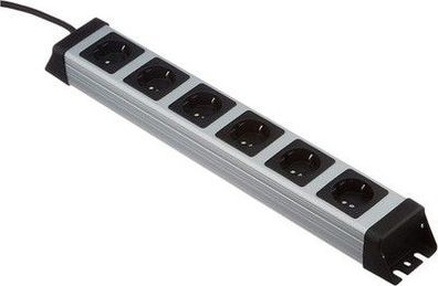 Kopp Powerversal Steckdosenleiste, 6-Fach, IP 20, 1,4 m Zuleitung, 226720018