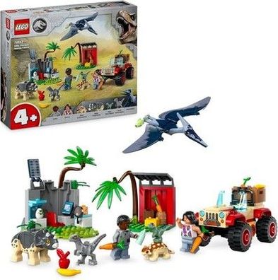 LEGO Jurassic World Rettungszentrum für Baby-Dinos, Bau-Set Spielzeug für Kinder